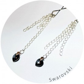 Украшение для груди с кристаллами Swarovski