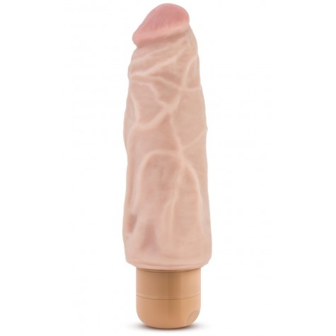 Рельефный вибратор-реалистик Dr. Skin Cock Vibe 9 - 17,8 см.