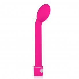 Розовый вибратор для точки G Easytoys G-Spot Vibrator - 21 см.